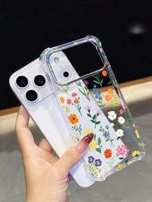 1 Piece "Ditsy Floral" Colorful Flower Phone Case | Clear Anti-Drop Protective Cover - Compatible With IPhone 17 Pro Max, Galaxy A57/S26/S24/S25 Plus/S23 Ultra/A16/A35/A25/A55, Pixel 9 Pro, Pixel 8, Pixel 7, G85, Hot 50 Pro+ - Cool, Suitable As A Gift For Friends And Personal Use - 款式 3(1 件) - 查看 6