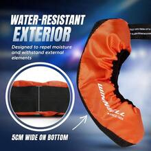 Premium Skate Guards Protective, Cut - Resistant, - Resistant Covers Hockey And Figure Skates - Youth/Small + Orange - View 4