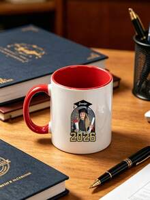 Customized Graduation Mug, Can Customize Photo & Text, 2026 Graduation Commemorative Colored Ceramic Cup, Personalized Graduation Commemorative Mug - Multicolor - View 21
