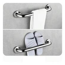 Barra Soporte Pasamanos Apoyo Inoxidable 50 Cm - A - Ver 3