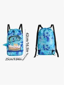 New Creative Swimming Bag For Boy And Girl, Dry And Wet Separation Clothes Storage Bag, Sports Portable Swimming Travel Shoulder Bag Storage Bag - Multicolor - View 6