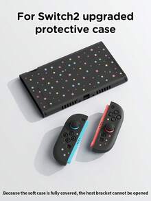 2025 New 2 Accessories, Shiny Star Pattern Switch Protective Case, Compatible With Switch 2/Switch NS/Switch OLED/Lite, Accessories For Switch 2/Switch, Family Pack Set, Storage Bag, Dockable Base, Switch Protective Case, Best Gift For Switch Players - Multicolor - View 20