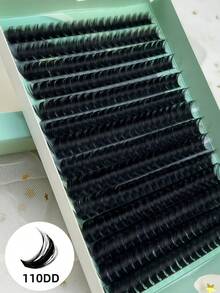 168片加厚睫毛簇 110DD DD捲度 加厚睫毛條 DIY睫毛簇 10-16mm 誇張感假睫毛 眼睛彩妝簇狀睫毛接片 適合日常妝容 初學者使用 - DD - 查看 5