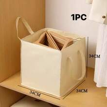 1pc Large Capacity Clothes Hook Storage Bag, Home Clothes & Pants Clip Organizer Bag, Suitable For Bedroom, Student Dorm, Outdoor Travel Portable Storage Bag, Can Be Used To Store Clothes, Ties, Skirts, Hangers, Pants Racks - View 17