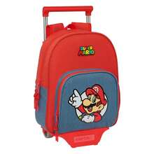 SUPER MARIO BROS. | School Backpack With Trolley Evolution Super Mario For Boys, Official License, Removable Backpack With Safta Support System, Bottle Pocket And Padded Shoulder Straps, One Size - Option 1 - View 2