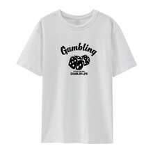 Imported Direct Printing Machine, Men's Short Sleeve T-Shirt Made Of Pure Long Fiber Pima Cotton, 50 Thread Count, With A Lightweight Luxury Finish. - 淺粉色 - 查看 1