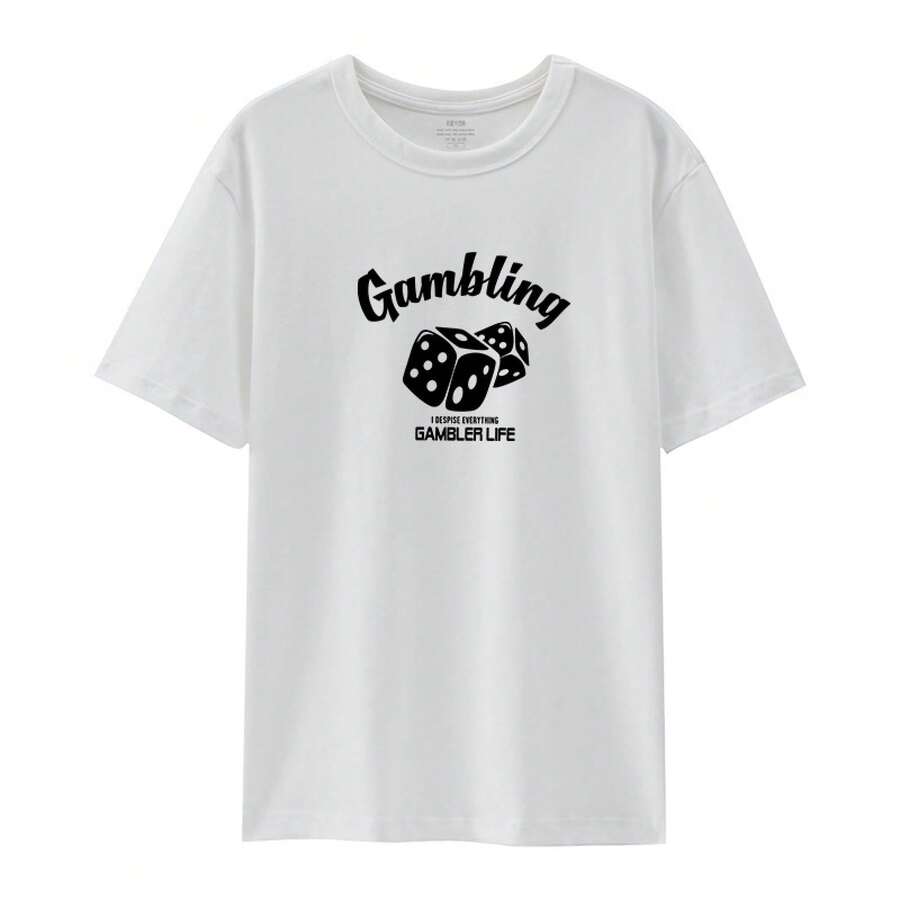 Imported Direct Printing Machine, Men's Short Sleeve T-Shirt Made Of Pure Long Fiber Pima Cotton, 50 Thread Count, With A Lightweight Luxury Finish. - 淺粉色 - 查看 1