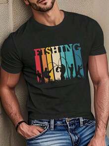 Men's Casual Graphic Tee, Streetwear, 100% Soft Cotton, Retro 80s Graphic Tee For Men - 58% Cotton Blend With Micro-Stretch Fabric, Regular Fit Summer Casual Tee With Vintage Car And Cassette Tape Pattern, Breathable And Machine Washable, Vintage Tee, Everyday Wear, Eye-Catching Pattern, Robust Workmanship, Printed Tee, Streetwear Enthusiast, Classic Style, Soft Material, Men's T-Shirt For Fashion Enthusiasts, Christmas Gift - 黑色 - 查看 9