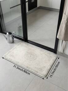 Light-Colored Vintage Bohemian Living Room Carpet.Suitable For Kitchen,Dining Room,Imitation Cashmere Rugs For Bedroom,Festival Decorative Carpet For Living Room,Indoor And Outdoor,Office,Lobby,Area Rug,Non Slip Door Mat,Bathroom Rug,Corridor,Carpet In Study And Esports Area. - Beige - View 19