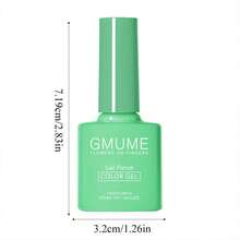 GMUME 5件套夏季美甲凝胶套装，7.5ml可卸UV LED灯黄色、蓝色、绿色、珊瑚色、亮色、冷色调，沙滩度假风美甲凝胶套装，美甲礼品，美甲沙龙用品，专业美甲凝胶套装，美甲凝胶套装 - 彩色 - 查看 11