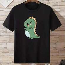 2026 Women's Cotton T-Shirt Casual Quality Cool Black T-Shirt, Soft And Comfortable Fabric, Graphic Style Short Sleeve With Unique Design, Anime Lovers And Daily Fashion, Excellent Gift For Friends And Family, For Casual Use XWNB Unisex Basic T-Shirt - 杏 - 查看 1