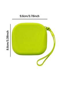 1pc Silicone Candy Color Digital Storage Bag, Suitable For Storing Cables, Earphones, Chargers, USB Drives, Keys, Cards, Jewelry, Coins, Etc., Small Pouch, Makeup Bag - Multicolor - View 11