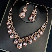 Women's Jewelry, Elegant And Fashionable, Inlaid With Rhinestones, Suitable For Weddings, Banquets, Formal Occasions - Jewelry Sets - View 6