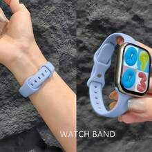 适用于 38mm、40mm、41mm、42mm、44mm、45mm、46mm、49mm 表盘的超薄表带，男女通用，运动硅胶表带，纤薄腕带，适用于 Series 11、10、9、8、SE、7、6、5、4、3、2、1 和 Ultra。 - 38/40/41/42mm(Series 10 11) - 查看 16
