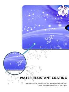 Large Game Mouse Pad, Purple Butterfly Large Desktop Pad, Non-Slip Rubber Base Stitching Edge Long Computer Keyboard Desktop Pad Home Office Mouse Pad - View 10