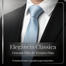 Men's Tie In A Solid Color, Matte Finish, Fine Texture, Ideal For Formal Suits, Weddings, Grooms, A Professional And Sophisticated Look. - Baby Blue - View 1