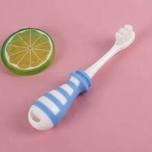Anti-Choking, Anti-Bacterial Soft Bristle Cartoon Toothbrush, Premium - Multicolor - View 7