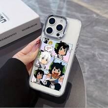 Funda de Teléfono de Gato de Ojos Grandes de Película de Comedia Fantástica, Compatible con iPhone 17 16e 16 15 14 13 12 11 Pro Max Air X XR XSMAX 8 7 Plus, Cubierta Trasera Transparente de TPU Suave, Cubierta de Uso Diario,Estética Juguetona,Diseño de Fantasía,Diseño Impreso con UV,Cubierta Ligera - Color mixto 1 - Ver 2