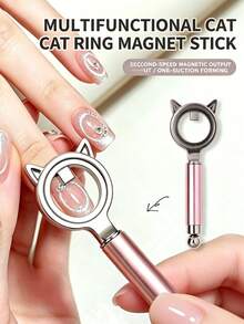 美甲猫眼磁性工具，多功能磁棒，适用于猫眼凝胶指甲油 - 彩色 - 查看 6