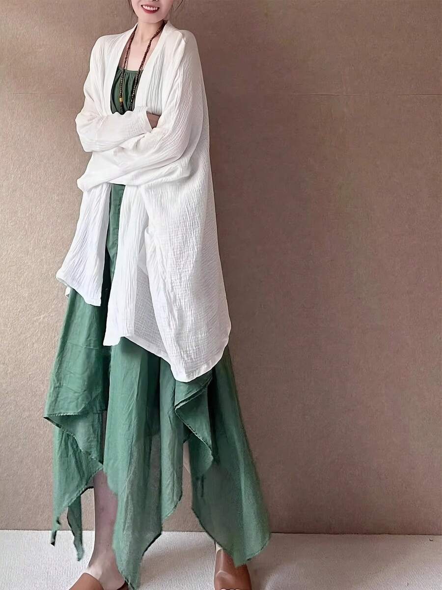 Women Blouses & Shirts - White - View 1