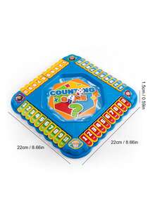 Kids Math Learning Board Game, Six-Sided Dice Number Flipping Card Game, Educational Addition Subtraction Toy For Boys Girls, Interactive Family Party Game For 3+ Years Old - Multicolor - View 9