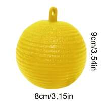 6 Packaging/ Summer Insect Ball| Premium Plastic Fly Trap (Non-Electric/ Long-Lasting) Hanging Type, Suitable For Fruit Flies, Wasps, Mosquitoes, Suitable For Homes, Gardens, Orchards, Farms, Parks, Summer Vegetable Fields, Indoor And Outdoor Use - 6 片裝超值裝黏蟲板 - 查看 3