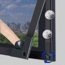 2026 Customizable Size Magnetic Insect Screen, Self-Adhesive Invisible Mosquito Net, Magnetic Home Use - Magnetic Window Screen - View 45