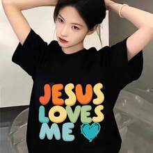 Women T-Shirts - Black - View 8