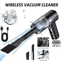 SOKANY 1200mAh Cordless Handheld Vacuum Cleaner, Powerful Wet & Dry Suction, Blow Function - Compact Portable Vacuum Cleaner For Home, Car, Pet Hair, Dust And Debris, Dual Use For Home And Car - Cordless - View 2