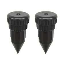 2pcs Outdoor Sprinkler Hidden Key Box, With Pointed Waterproof Design, Suitable For Garden Yard Muddy Rainy Days, Anti-Collision Anti-Rust, Outdoor Safety Hidden Key For Emergency Situations - Black - View 8