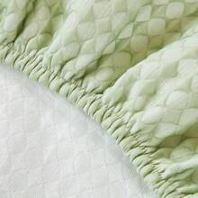 1pc Breathable Beaded Pattern Headboard Cover, 360° All-Inclusive, Elastic Back Fabric, Anti-Slip & Wrinkle-Resistant, Machine Washable, Quality Headboard Protector For Bedroom, Guest Room & Sofa Decor - Pastel Green - View 11