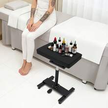 Leg Rest Footrest Arm And Leg Rest Stand, Height Adjustable Armrest Stand, For Studio - Black - View 6