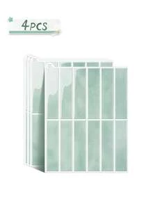 4/10/20pcs 11.43in X 9in Peel And Stick 3D Wall Tiles, Suitable For Kitchen, Bathroom, Wall - Green Pomelo Brick - View 15