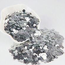 20g Silver Laser Flat Round Sequins, 3-30mm Bulk Loose Sequins For Handicrafts, DIY Decoration, Clothing Embroidery, Jewelry Making And Crafts - S - View 14