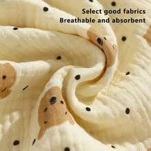 3/4/5pcs/Set Random Pattern Baby Bibs, Soft Cotton Triangle Drool Bibs, Skin-Friendly Breathable, Ideal Halloween Gift For Babies - 白色 - 查看 4