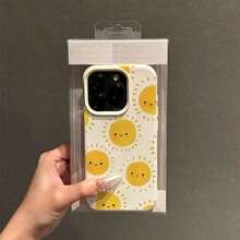 11-Piece TPU Material Phone Case With Warm Little Sun Pattern And Smiling Expression, Compatible With IPhone/Phones, Spring - Style 2 (1 Piece) - View 2