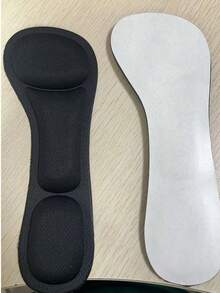 1双自粘透气防滑鞋垫，柔软缓冲垫，适用于女士高跟鞋，防止足部疲劳，夏季适用 - 黑色 - 查看 6