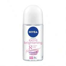 NIVEA 妮維亞女用超亮白滾珠除臭劑 50ml | 長效清新、肌膚光滑 | 滾珠除臭劑、無酒精 | 48小時長效異味防護 - Extra Brightening - 50ml - 查看 7