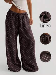 Coffee-colored Polka Dots