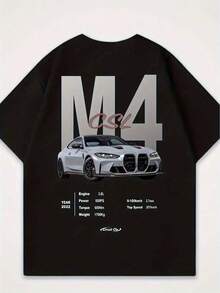 Men T-Shirts - 黑色 - 查看 8