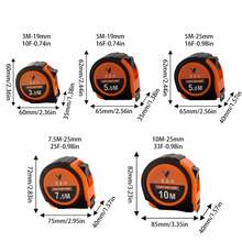 High Precision Retractable Tape Measure With Durable Leather Case, Suitable For Various Renovation And Repair Scenarios - A - View 3