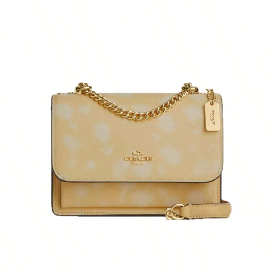 Coach Women's Mini Klare Chain Crossbody Bag - 水洗黃 - 查看 1