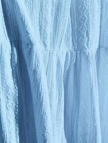Women Midi Dresses - Blue - View 8