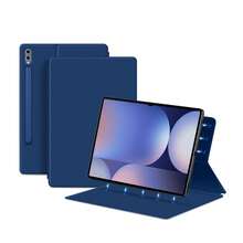 磁吸保護殼 適用於 Galaxy Tab S10 Lite/S10FE/S9/S8/S7 11吋 Tab S10+/S9FE+/S9+/S8+/S7FE 12.4吋 Tab S10/S9/S8 Ultra 附筆槽保護套 - 寶藍色 - 查看 7