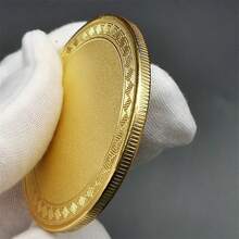 Moneda Conmemorativa Personalizada con Foto Impresa - Admite Imágenes Definidas por el Usuario, Adecuada para que las Parejas Intercambien Fichas de Amor y Regalos Románticos de Aniversario. Decoración de Billetera y Recuerdo Coleccionable, Opción Ideal para Regalos del Día de San Valentín | Navidad; Colección Elegante Diaria o Regalo para Ocasiones Especiales, Artesanía Fina, Artículo Conmemorativo de Alta Calidad, Regalo para Compradores - Bronce - Ver 3