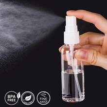 Botellas vacías recargables de 100/60/30/10ml, Mini botellas de Spray transparentes, atomizador de Perfume de plástico, dispensador transparente portátil para viaje - 60 ml (20 unidades) - Ver 2