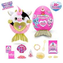 ZURU Rainbocorns Mermaidcorn, Mermaid Surprises Blind Box, Collectible Plush, Cuddle Plush Stuffed Animal, Surprise Egg, Stickers, Magic Sands & Bubble Mixture, For Girls 3+ Up (Random) - Multicolor - View 5