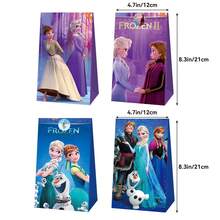 Disney 24件套迪士尼主题派对用品礼品袋套装（12个礼品袋+12张贴纸）卡通风格礼品包装配件，适用于生日礼物、母亲节礼物、节日礼物、派对装饰。 - 多色 - 查看 3
