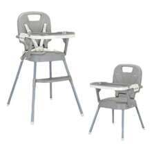 3-In-1 Multifunctional Baby High And Low Chair - Grey - View 2