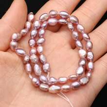 1 Strand 36cm Natural Freshwater Pearls Purple Nugget Pearl Beads For Jewelry Making DIY Women Men Necklace Bracelets Handicrafts Accessories - Nugget Pearl - View 13